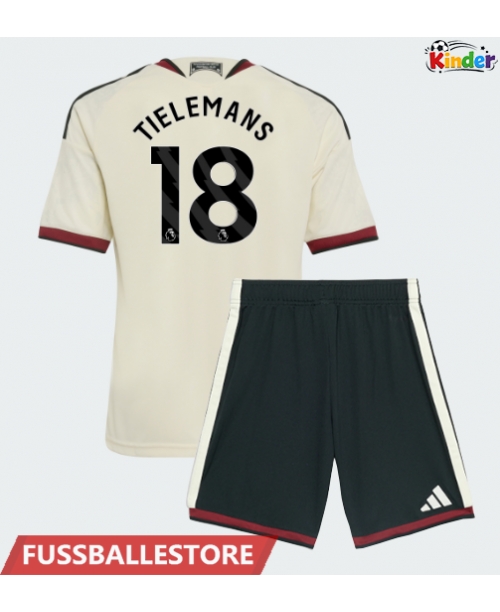 Günstige Manchester United Youri Tielemans #18 3rd trikot Kinder 2026-27 Kurzarm (+ Kurze Hosen)